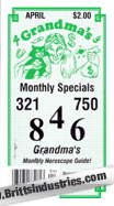 Grandma's Monthly Forecast
Lottery Book