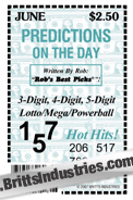 Predictions Monthly Lottery Book